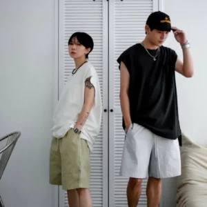 J24719 貳玖製造長版口袋削肩背心