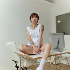 3x3 studio｜刺繡三口不修邊吊嘎