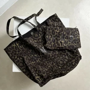 AU04 貳玖製造豹紋肩包購物袋