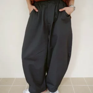 MK13 貳玖製造日式雙寬腰帶繭型寬褲